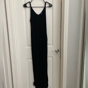Black v neck dress size small